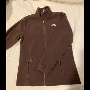 Price drop! 🔥 Sale! 🌺Brown North face zip fleece sweater jacket